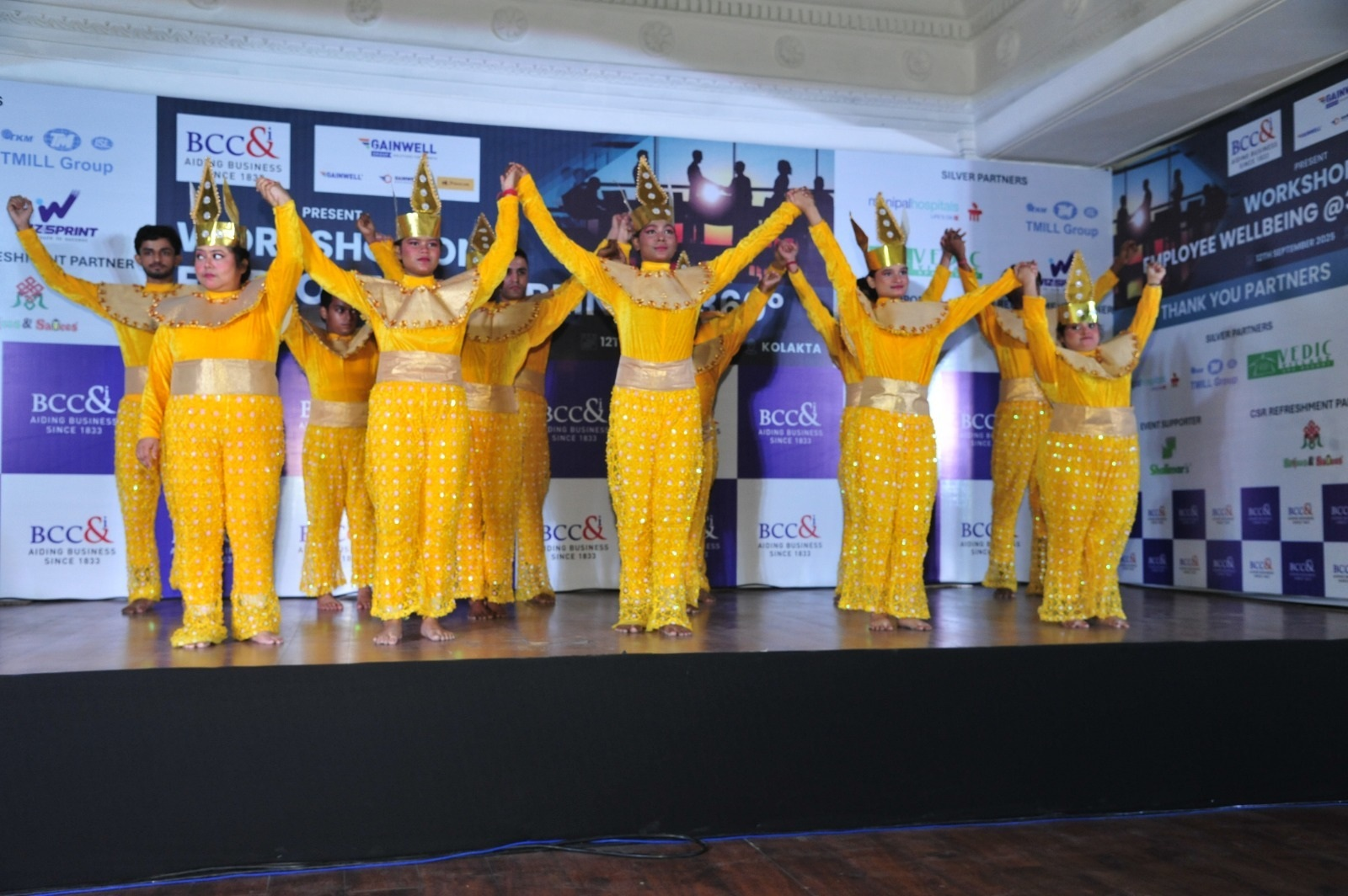 Dance performance by the young students of Tagore Foundation School, Kolkata