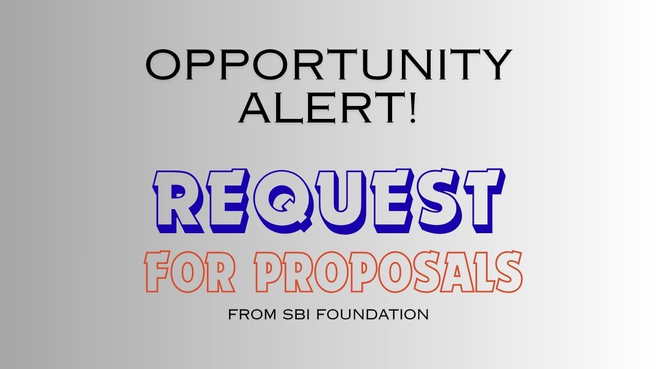 SBI Foundation's Request For Proposals