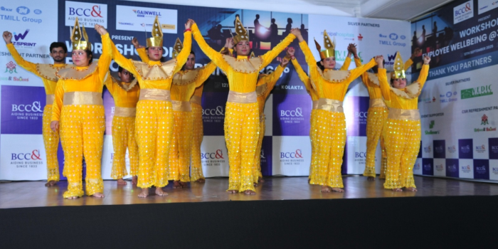 Dance performance by the young students of Tagore Foundation School, Kolkata