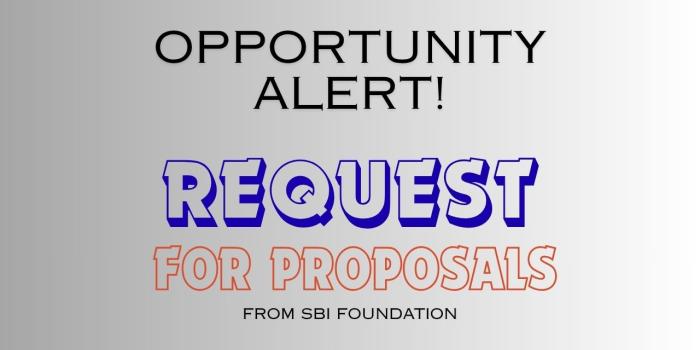 SBI Foundation's Request For Proposals