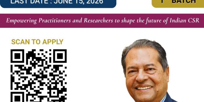 The Chatterjee National CSR Fellowship 2026-2027