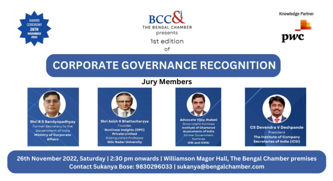 BCC&I Corporate Governance Recognition