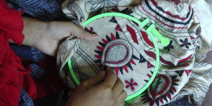 Kantha Training Workshop for rural women